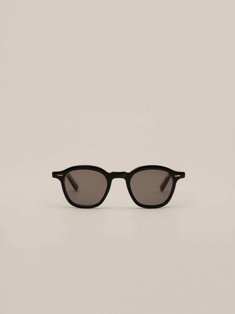 Lunettes Casablanca Driver Astar Eyewear - Pantos noir-argent - face